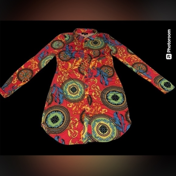 julia Dresses & Skirts - NWOT pucci inspired dress XL super cute! Runs small see description for measure